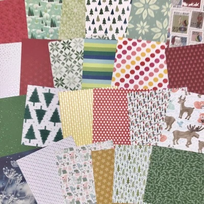 Stampin Up - CHRISTMAS DSP MASH-UP #5 - (24) 6x6 Sheets Designer Series Paper - Image 1 of 4