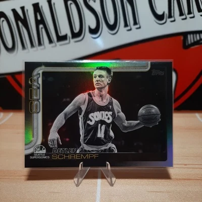 2025-26 Topps NBA Black Friday Detlef Schrempf Blackout Parallel #270 Supersonic - Image 1 of 2