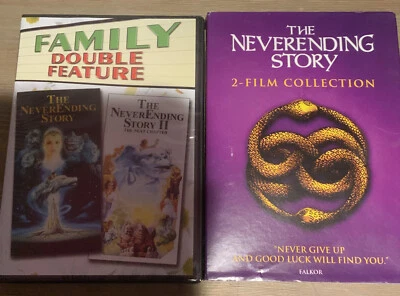 🍏 The Neverending Story / Neverending Story II: The Next Chapter,Slipcover 🆕 - Image 1 of 2