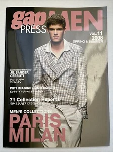 gap PRESS MEN JPN Fashion Magazine 2008 SS Vol.11 from JPN paris milan - Picture 1 of 12