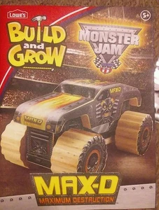 Kit de madera Lowe's Build and Grow Monster Jam MAX-D - los kits más populares del mercado - Imagen 1 de 4