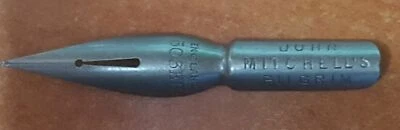 Inglaterra Vintage John Mitchell's Pilgrim Plumín Dip Pen No. 503 EF Foto 1 de 3