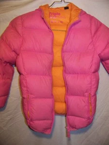Triple Star Lightweight Down Insulated Puffy Jacket, Girls Small - Picture 1 of 3