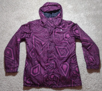 Volcom Ayers Insulated Jacket Womens Snowboard Ski 15k Waterproof XL Purple - Image 1 of 4