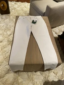 LL Bean Women's Bean Flex Jeans Favorite Fit Skinny Leg 12 M White # 507468 - Picture 1 of 6