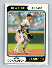 2023 Topps Heritage Josh Donaldson #102 New York Yankees Baseball Card