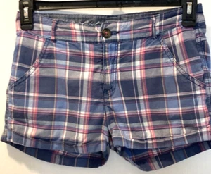 LOGG H & M plaid cotton plaid cuffed shorts 13-14Y Small 24-197-03 - Picture 1 of 8