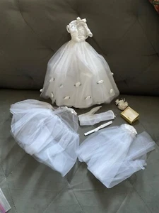 Monaco Brautkleid Schleier Slip Bouquet Ashton Drake für Mel Odom Gene 16" Puppe - Bild 1 von 6