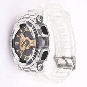 Clear Watch Case Strap for GSHOCK GA-110 140 GAX100 GD-100 GLS100 Cover TPU Band