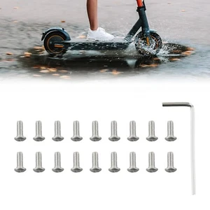Screws Electric Scooter Tools Bottom Cover W/Wrench For NINEBOT Max G30 10*4mm - Picture 1 of 8