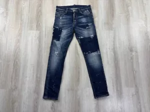 Vaqueros Hombre Dsquared2 Talla 44 Color Azul - Imagen 1 de 11