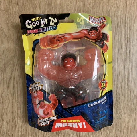New! Heroes of Goo Jit Zu Goo Shifters Marvel Red Smash Hulk by Moose Cover