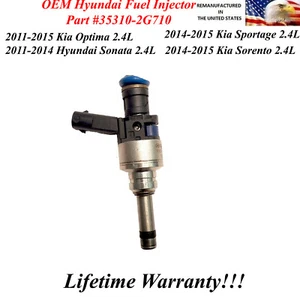 35310-2g710 Single OEM Hyundai Fuel Injector For 2011-2014 Hyundai Sonata 2.4L - Picture 1 of 1