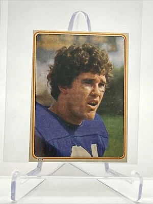 Tarjeta de fútbol americano 1983 Topps Stickers Joe Senser #259 casi nueva envío gratuito Foto 1 de 3