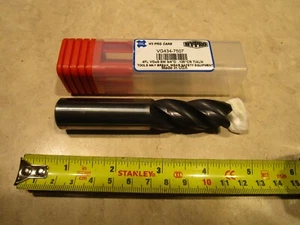 OSG VG434-7507, 3/4" END MILL, SOLID CARBIDE, 4F, .125"CR TIALN, 4" OAL, E0116 - Picture 1 of 2