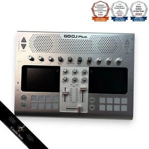 GODJ Plus Silver Portable DJ Controller Touch Screen Digital Speaker Box Rare - Afbeelding 1 van 12