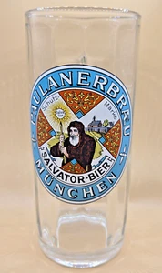 Vaso de cerveza marca SAHM Paulanerbraeu Salvator-Bier Munich Alemania .5 L/pinta - Imagen 1 de 6
