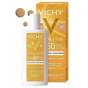 VICHY Capital Soleil Tinted Mineral Sunscreen for Face SPF 60 Cream Gel Lotion - Picture 1 of 10