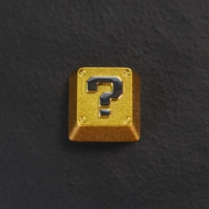 Question Mark R4 Zinc Alloy Keycap Metal Key Cap For MX Mechanical Keyboard - Picture 1 of 7
