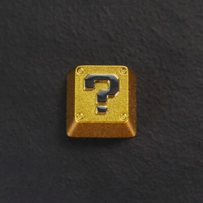 Question Mark R4 Zinc Alloy Keycap Metal Key Cap For MX Mechanical Keyboard - Image 1 of 4