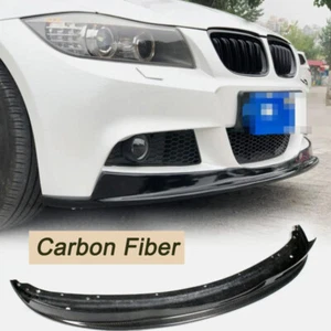 Front Bumper Lip Chin Spoiler Fits BMW 3 Series E90 325i M Sport 2009-2012 - Picture 1 of 5