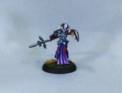 Warmachine painted miniature Female Fighter - Image 1 of 2