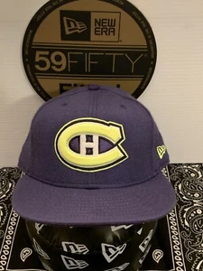 Montreal Canadiens NHL New Era 59fifty Fitted Size 7 3/8 - Picture 1 of 3