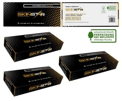 SKINSTAR BLACK EDITION Universal Wax Skiwachs Langlauf Ski Rennwachs 750g - Bild 1 von 4
