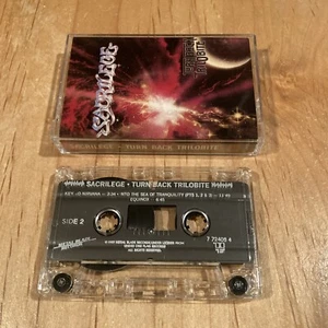 Sacrilege – Turn Back Trilobite CASSETTE TAPE 1st US issue amebix cerebral fix - Picture 1 of 3