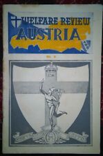 Magazine Welfare Review No.9 1947 occupied Austria      MB1