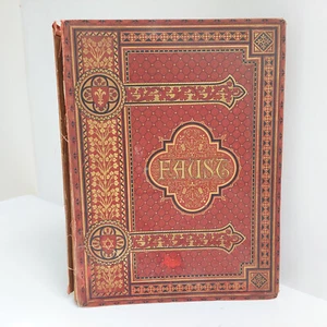 J.W. v. Goethe Faust mit Bildern und Zeichnungen von A. v. Kreling antik 1880 - Bild 1 von 13