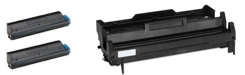 GENERIC OKIDATA B410 B420 B430 B440 B430dn B420dn MB460 MB470 DRUM UNIT +2 TONER - Image 1 of 1