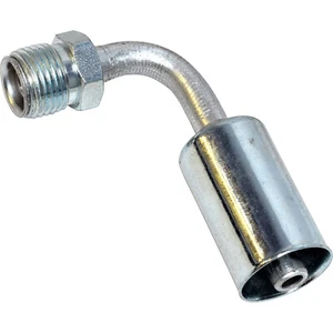 A/C HOSE FITTING,MALE INSERT O RING BEADLOCK CRIMP,90 DEGREE #6 NUT/HOSE 35B1821 - Picture 1 of 1