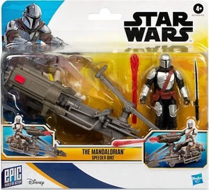 Star Wars G0372 Epic World of Action The Mandalorian Action Figure & Speeder - Picture 1 of 3
