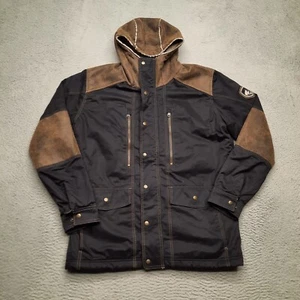 Kuhl Arktik Jacket Men's Large Brown Projekt Full Zip Hooded Sherpa Lined Coat - Picture 1 of 10