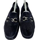 Prada Made in Italy Driving Slip On Loafers 5870 40 Horseshoe Black Flats Women'