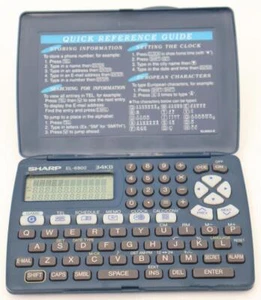 Vintage Sharp EL-6800 34KB Memo Master Electronic Organizer Personal Assistant - Picture 1 of 4