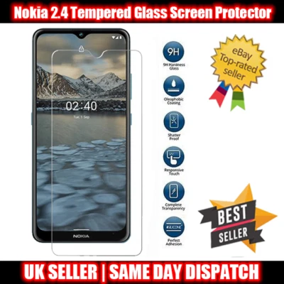 Nokia 2.4 TA-1277 Tempered Glass Screen Protector Strong, Protective and Durable - Image 1 of 4