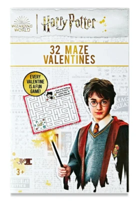 32x Harry Potter Valentine Exchange Cards Maze Activity Games Wizarding World - Image 1 of 4