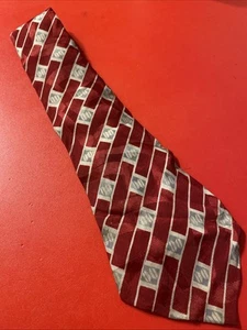 Vintage 40s Arrow Rayon Wide Swing Tie Atomic Geometric Rockabilly VLV - Picture 1 of 6