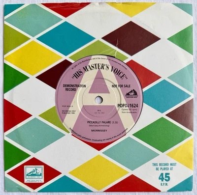 Morrissey -Piccadilly Palare- Rare Promo 7” with HMV Sleeve -The Smiths (Vinyl) - Image 1 of 4