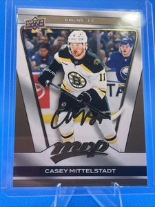2025-2026 MVP Hockey Gold Casey Mittelstadt #209 GOLD SCRIPT AUTO !!! - Bild 1 von 2