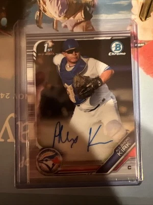 2019 Bowman Chrome Alexandro Kirk Autographed Rookie Card CPA-AK - Image 1 of 2