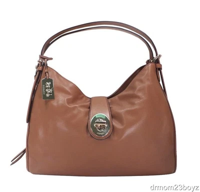 New NWT Coach Madison Carlyle Brindle Tan Leather Shoulder Purse Bag 32221 RARE - Image 1 of 4