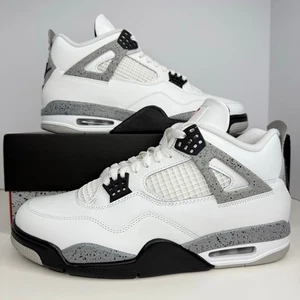 Air Jordan 4 Retro White Cement Size 13 Men - Picture 1 of 8