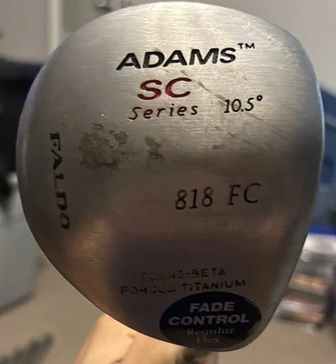 Adams SC Series Faldo 818FC Driver 10.5* Regular Flex Graphite RH - Image 1 of 4