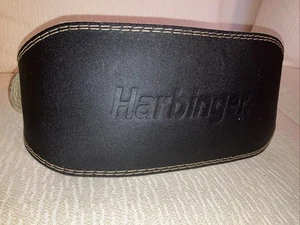 Harbinger Weight Lifting Belt - 6” Padded - Black - Size 38” - Double Buckle - Picture 1 of 4