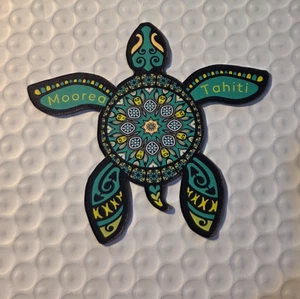Tahiti Moorea grüne Meeresschildkröte Magnet - Bild 1 von 2
