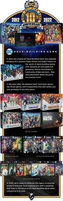 DC DBG INFINTE + PROMO Deck-Building Game 10th Anniversary (Kick Starter Edition - Image 1 of 4
