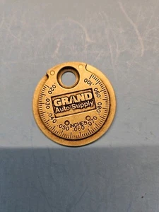Vintage Grand Auto Supply Spark Plug Taper Gap Gauge Opener Tool - Picture 1 of 2